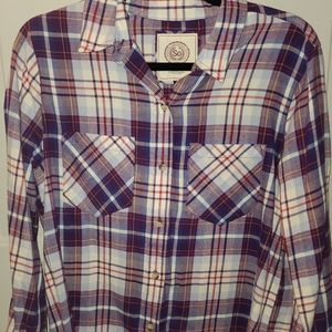 SO purple Flannel shirt